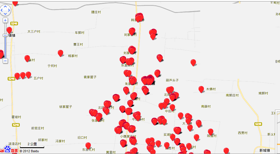 百度地图标注